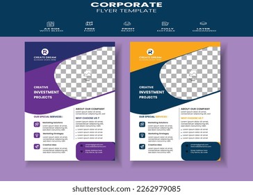 Corporate Creative And Modern Flyer Template Design