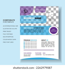 Corporate Creative And Modern Flyer Template Design