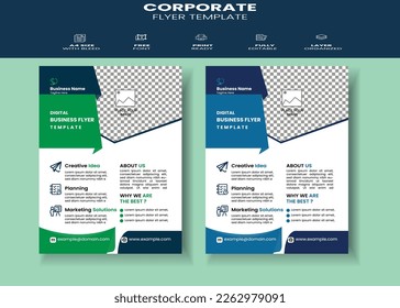 Corporate Creative And Modern Flyer Template Design