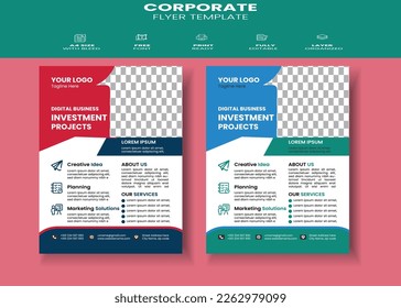 Corporate Creative And Modern Flyer Template Design