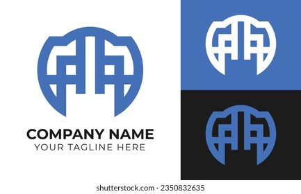 Design-Vorlage für abstraktes Firmenlogo für kreative und moderne minimalistische Unternehmenskultur