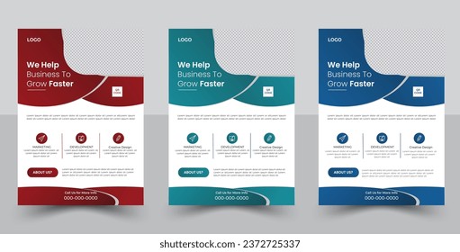 Corporate, creative, professional, eye catching, smart, modern, digital, branding flyer design template. corporate Flyer design.