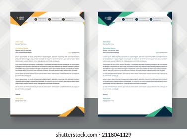 Corporate Creative Professional letterhead template