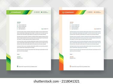 Corporate Creative Professional letterhead template