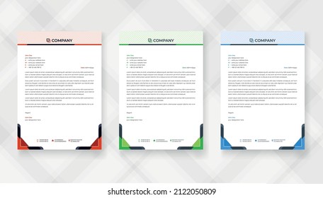 Corporate Creative Professional letterhead template
