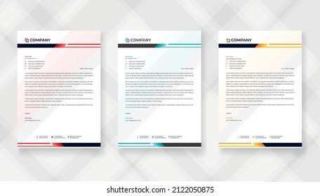 Corporate Creative Professional letterhead template