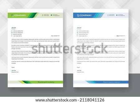 Corporate Creative Professional letterhead template