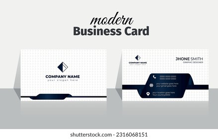  Corporate Creative Professional modern  clean pattern Trendy style and black white and green 3d Double side gradient identity design luxury minimal  multipurpose official print ready business card