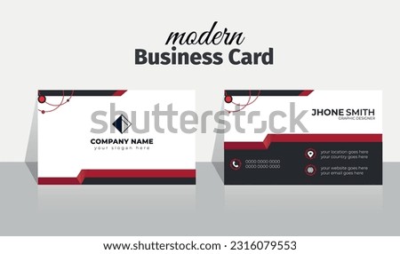 Corporate Creative Professional modern  clean pattern Trendy style and black white and green 3d Double side gradient identity design luxury minimal  multipurpose official print ready business card
 