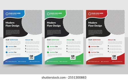 Corporate creative simple business flyer template design or vector company Brochure template design
