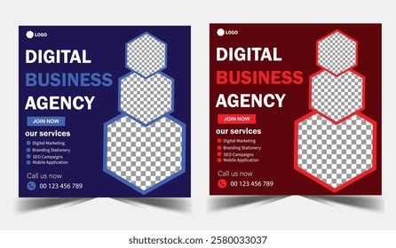 Corporate Creative Social Media Post Design Template