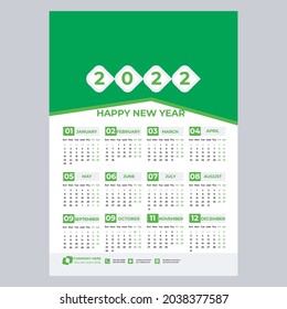corporate  Creative Wall Calendar 2022