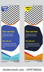 Corporate Creative x stand, x banner Design Template