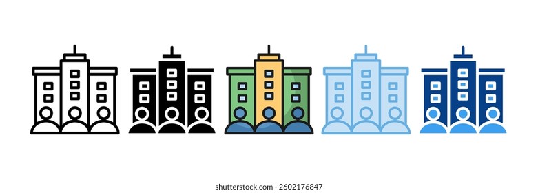 Corporate Culture Icon Set Multiple Style Collection