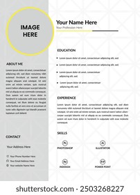 corporate curriculum vitae design for your job application.