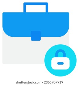 Corporate Data Protection object illustration icon