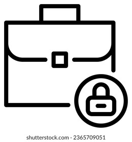 Icono de ilustración de objeto de protección de datos corporativos
