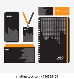 Corporate dentity template set. Business stationery mock-up with blank logo. Internet Marketing and Branding Design Template.