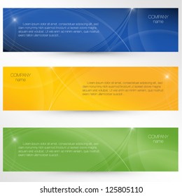 Corporate Design Banners - vector