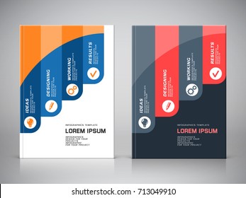 Corporate design of brochure cover