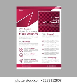 Corporate design flyer best solutions design best company creative ideas business flyer