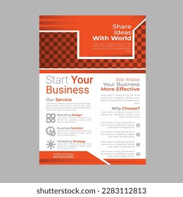 Corporate design flyer best solutions design best company creative ideas business flyer
