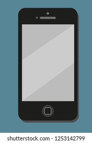 corporate design mobile phone vector drawing