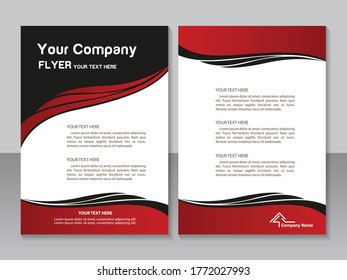 Corporate design template, Brochure design, Business abstract vector, cover design layout, poster, flyer in A4 with colorful banner, abstract background, business brochure flyer,.