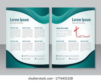 Corporate design template, Brochure design, Business abstract vector, cover design layout, poster, flyer in A4 with colorful banner, abstract background, business brochure flyer,.