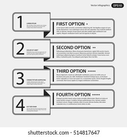 Corporate design template on white background. Useful for advertising, presentations and web design.