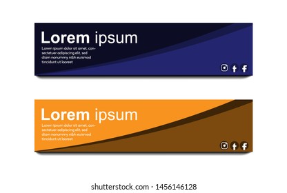 corporate design for your business. colourfull banner design. to improve your advertisement. 