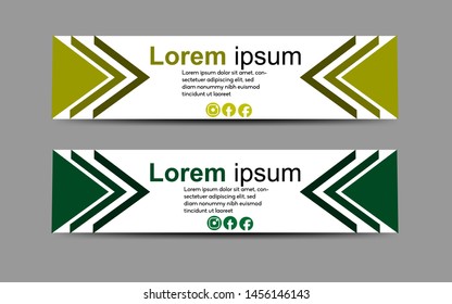 corporate design for your business. colourfull banner design. to improve your advertisement. 