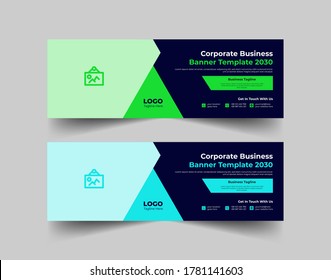 Corporate and digital business marketing promotion facebook cover template, instagram cover template, social media cover template