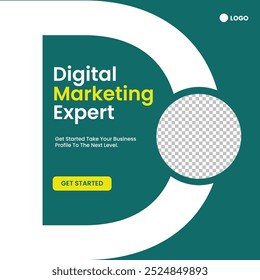 modelo de postagem e banner de mídia social da agência de marketing digital corporativa 