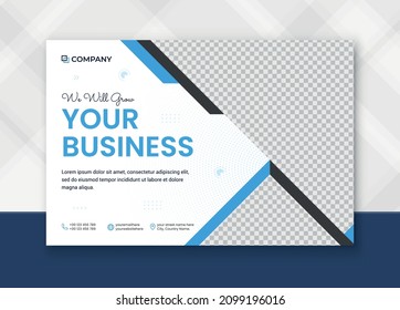 Corporate Digital marketing Banner post promotion and corporate social media post template