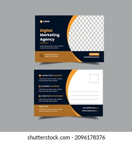 Corporate And Digital Marketing Postcard Design, Event Card Design, Direct Mail EDDM Template