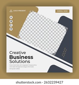 Corporate digital marketing social media post and marketing agency web banner design template