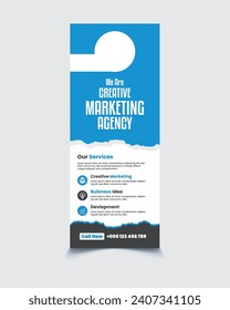 Corporate Door Hanger Design Template