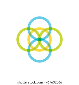A Corporate Dynamic Line Abstract Logo Icon Vector Illustration