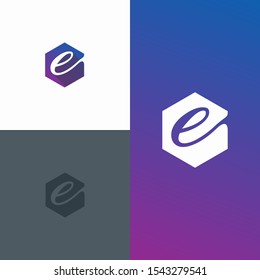 Corporate E Logo Symbol Design Template