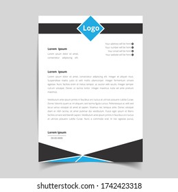 Corporate and elegant business style letterhead templates, Vector illustration.