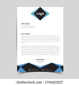 Corporate and elegant business style letterhead templates, Vector illustration.