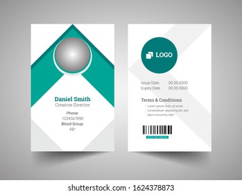 Corporate Elegant Creative Simple ID Card Template