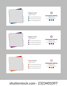 Corporate Email Signature Design for business and personal use