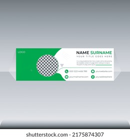 Corporate Email Signature Design Template
