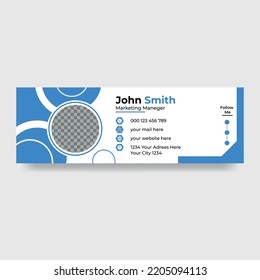 Corporate Email Signature Design Template 