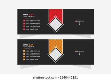 corporate email signature design template.