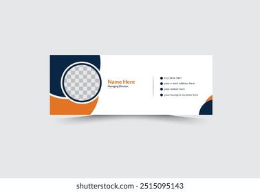 Corporate Email Signature Design Template