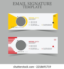 Corporate Email Signature, Email Footer or Email Design Template
