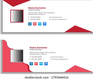 Corporate Email Signature Modern Templates
